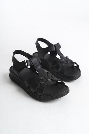 صندل مشکی زنانه پاشنه تخت Solo Bag - کد 925288282