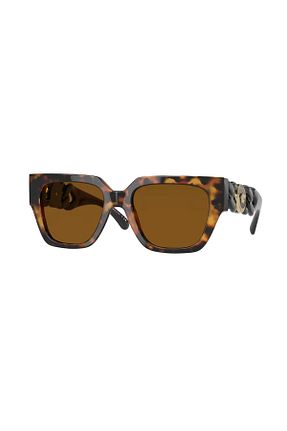 عینک آفتابی قهوه ای زنانه UV400 Versace - کد 249327365