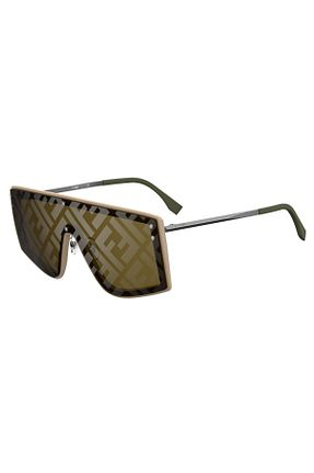 عینک آفتابی بژ زنانه UV400 Fendi - کد 40382163