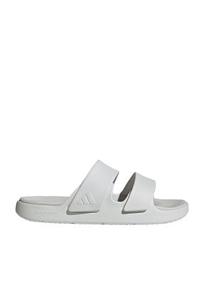 دمپائی اسپرت سفید زنانه پارچه ای adidas - کد 921855618