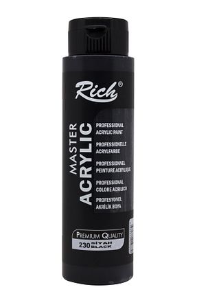 رنگ اکریلیک مشکی Rich - کد 6035159
