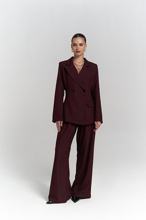 ست بالاتنه و پائین تنه زرشکی زنانه Mai - کد 925326089