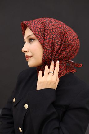 روسری قرمز پنبه ای Silk Home - کد 879484830