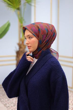 روسری سبز پنبه ای Silk Home - کد 897166397