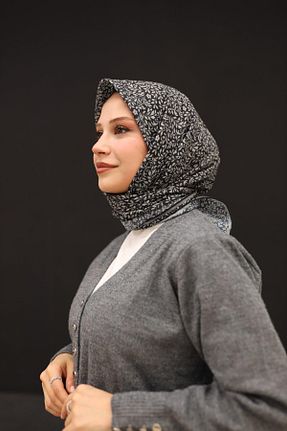 روسری مشکی پنبه ای Silk Home - کد 879485214