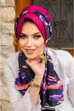 کلاه شنای حجاب صورتی زنانه Aişe Tesettür - کد 925353101