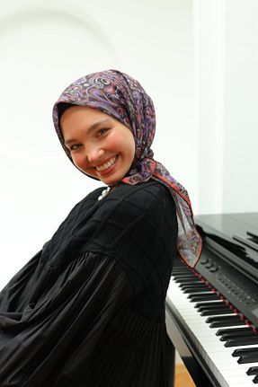 روسری مشکی پنبه ای Silk Home - کد 890812846