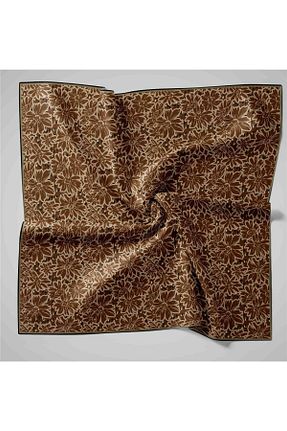 روسری زرشکی پنبه ای Silk Home - کد 896895830