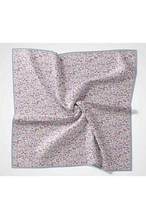 روسری آبی پنبه ای Silk Home - کد 854063240