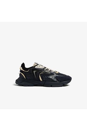 کفش اسنیکر مشکی مردانه بند دار Lacoste - کد 682798628