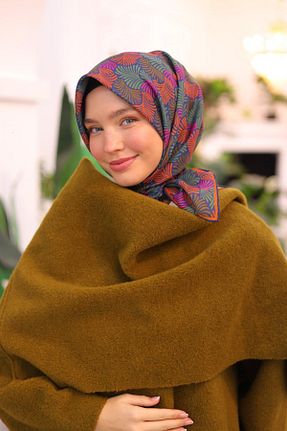 روسری آبی پنبه ای Silk Home - کد 897165806