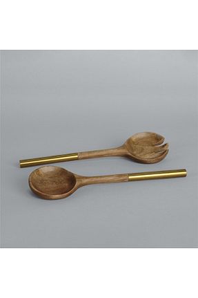 ست پذیرائی قهوه ای چوب Linens - کد 885961065