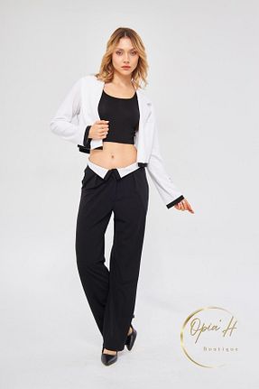 کت سفید زنانه رگولار LAMANTE - کد 925407837