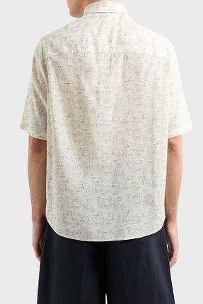 پیراهن نباتی مردانه اورسایز Emporio Armani - کد 925801832