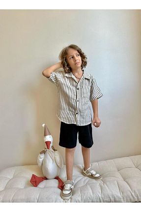 ست بالاتنه و پائین تنه رنگی بچه گانه بافتنی YİGİT BUTİK - کد 925800749
