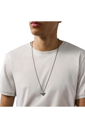 گردنبند جواهر طوسی فلزی Emporio Armani - کد 925425850