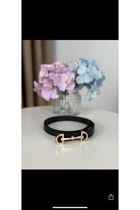 کمربند مشکی زنانه چرم مصنوعی NOWVAGE - کد 925427586