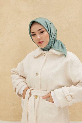 روسری سبز پلی استر Silk Home - کد 792096104