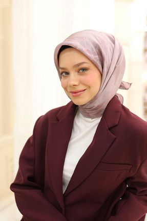 روسری صورتی پلی استر Silk Home - کد 904293020