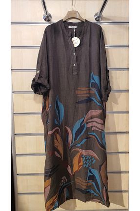 لباس قهوه ای زنانه بافتنی Park Moda - کد 925419281