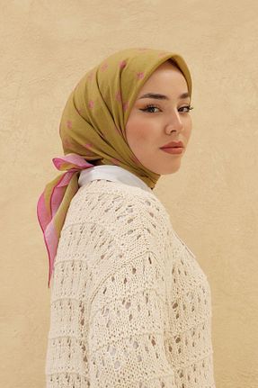 روسری صورتی پلی استر Silk Home - کد 792505014