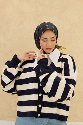 روسری زرد پلی استر Silk Home - کد 792772359