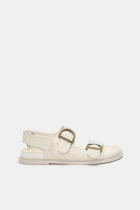 دمپائی نباتی زنانه چرم لاکی Pull & Bear - کد 925424937