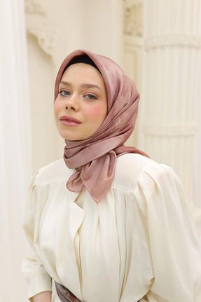 روسری صورتی پلی استر Silk Home - کد 902719698