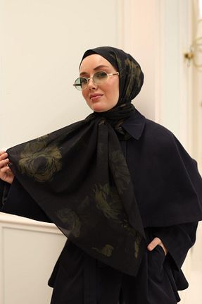 شال سرمه ای زنانه Silk Home - کد 920757857