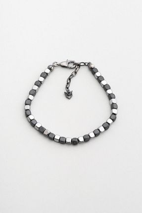 دستبند نقره متالیک مردانه 925 عیار So Chic - کد 797312711