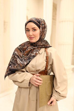 شال سرمه ای زنانه Silk Home - کد 920757855