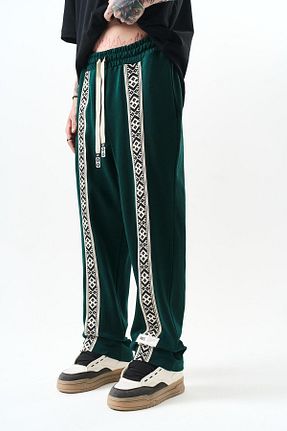 شلوار کرمگن مشکی مردانه پاچه گشاد Respire - کد 922680567