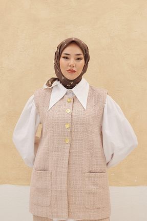 روسری قهوه ای 90 x 90 Silk Home - کد 844527483