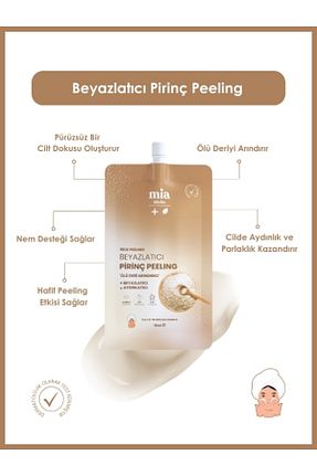 پیلینگ صورت Aydınlatıcı mia klinika - کد 924572992