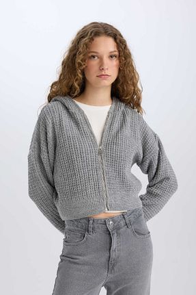 رویه طوسی زنانه اکریلیک Defacto - کد 876822577