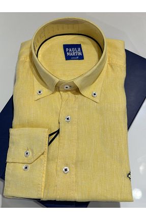 پیراهن زرد مردانه رگولار Paul Martin Canadian - کد 831963035