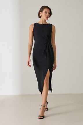 لباس مشکی زنانه بافتنی Setre - کد 688690705
