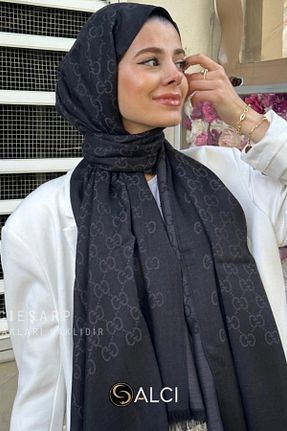 شال مشکی زنانه ابریشم diorel - کد 925546867