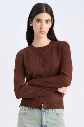 رویه قهوه ای زنانه رگولار Defacto - کد 893512118