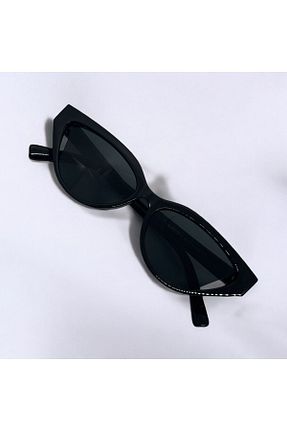 عینک آفتابی مشکی زنانه 56 HMG Aksesuar - کد 925582403