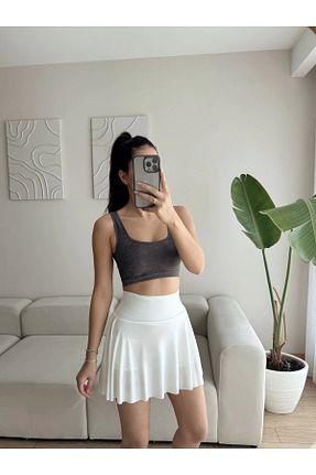 دامن رنگی زنانه شلوارک دامنی Zoom Butik - کد 925585553