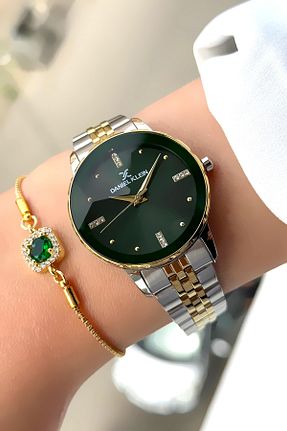 ساعت مچی طلائی زنانه 31-35 میلی متر Daniel Klein - کد 803339934