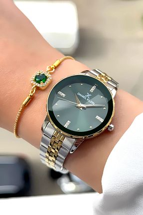 ساعت مچی طلائی زنانه 31-35 میلی متر Daniel Klein - کد 803339934