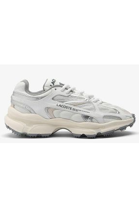 کفش اسنیکر سفید زنانه بند دار Lacoste - کد 925620076
