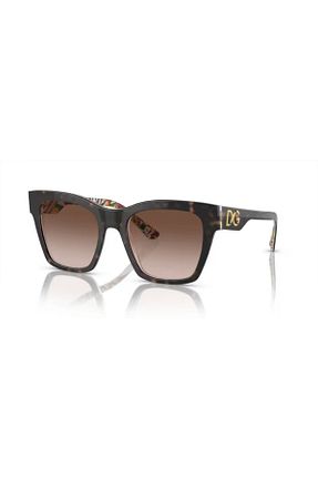 عینک آفتابی قهوه ای زنانه 53 Dolce&Gabbana - کد 785203245