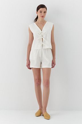 بلوز نباتی زنانه ساده Shopping Shop - کد 925651859
