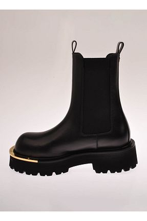 بوت / نیم بوت مشکی زنانه پاشنه ضخیم Roberto Cavalli - کد 925922636
