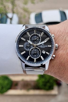 ساعت مچی متالیک مردانه 44 میلی متر Daniel Klein - کد 928501440