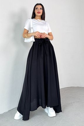شلوار مشکی زنانه بافتنی Cappmoda - کد 925687436