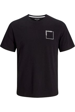 تیشرت مشکی مردانه رگولار Jack & Jones - کد 896490147